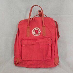 Fjällräven Kånken Classic Backpack – Coral Pink Nylon Bag – Unisex
